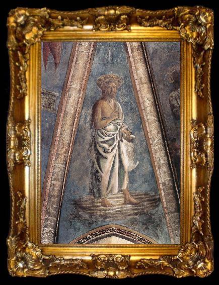 framed  Andrea del Castagno St John the Baptist, ta009-2